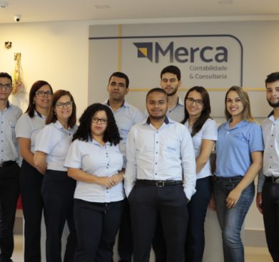 Rotina de trabalho no escritório da Merca